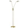 Fischer & Honsel Pool Stehleuchte LED Messing, 2-flammig, Bewegungsmelder