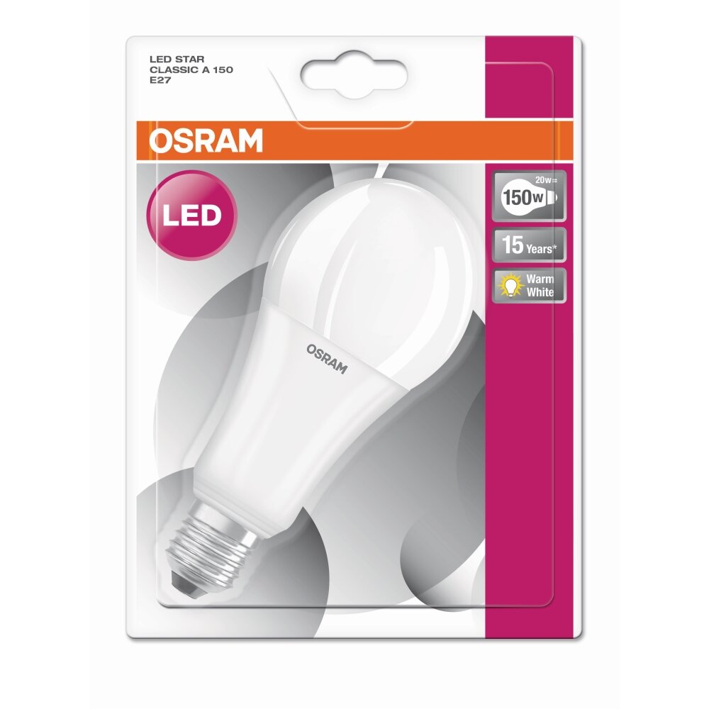 Osram LED E27 20 Watt 2700 Kelvin 2452 Lumen 4058075245976