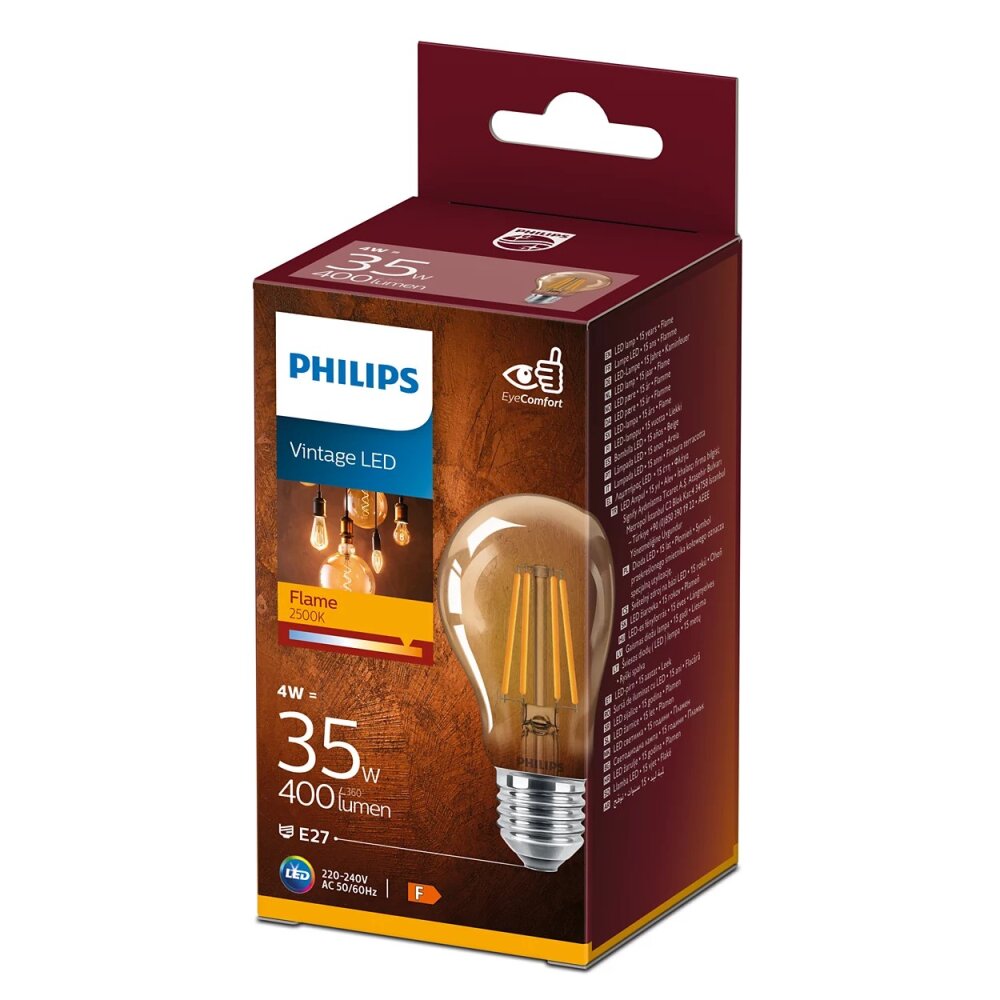 Philips LED E27 4 Watt 2500 Kelvin 400 Lumen 929001941501