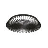 Mantra HIMALAYA Deckenventilator LED Schwarz, 1-flammig, Fernbedienung