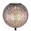 Globo Sun Solarleuchte LED Silber, 1-flammig