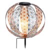 Globo Sun Solarleuchte LED Silber, 1-flammig