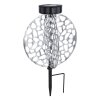 Globo Sun Solarleuchte LED Silber, 1-flammig