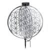 Globo Sun Solarleuchte LED Silber, 1-flammig