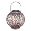 Globo Sun Solarleuchte LED Silber, 1-flammig