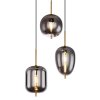 Globo BLACKY Pendelleuchte Messing, 3-flammig