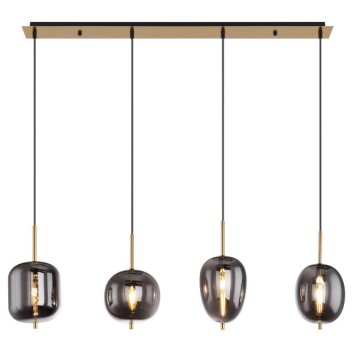 Globo BLACKY Pendelleuchte Messing, 4-flammig