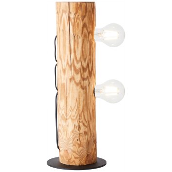 Odun hell, Schwarz LED G99434/36 Pendelleuchte Brilliant Holz