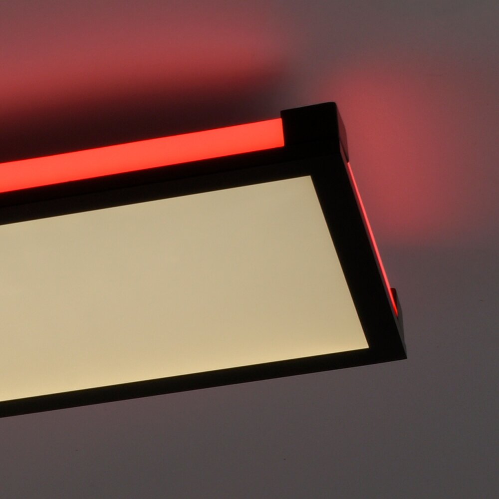 Leuchten Direkt MARIO Schwarz Deckenleuchte 11622-18 LED