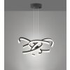 Fischer & Honsel Sund Pendelleuchte LED Schwarz, 4-flammig