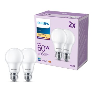 Philips Hue LED White E27 9,5 Watt 2700 Kelvin 806 Lumen 8718696785317