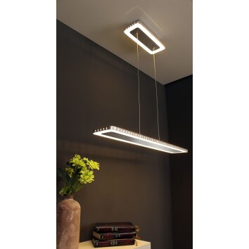 Luce Design Solaris SI Edelstahl LED 9052 Pendelleuchte S