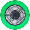 Brilliant Salerno Deckenventilator LED Schwarz, 1-flammig, Fernbedienung