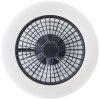 Brilliant Salerno Deckenventilator LED Schwarz, 1-flammig, Fernbedienung