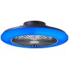 Brilliant Salerno Deckenventilator LED Schwarz, 1-flammig, Fernbedienung