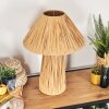 Pilzlampe Paiol Tischleuchte 32 cm Beige, Naturfarben, 1-flammig