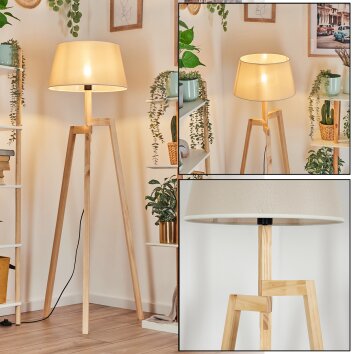 Bassagoda Stehleuchte 45 cm Naturfarben, 1-flammig