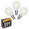 LED Leuchtmittel E14 4 Watt 2700 Kelvin 470 Lumen 3-er