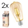 LED E27 2er Set 4 Watt 2200 Kelvin 220 Lumen