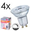 LED GU10 4er Set 3,4 Watt 3000 Kelvin 230 Lumen