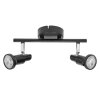 LEDVANCE Led Spot Deckenleuchte Schwarz, 2-flammig