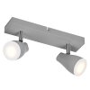 LEDVANCE Led Spot Deckenleuchte Grau, 2-flammig