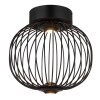 Globo Galway Deckenleuchte LED Schwarz, 1-flammig