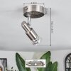 Gropptorp Deckenleuchte LED Nickel-Matt, 1-flammig