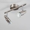 Gropptorp Deckenleuchte LED Nickel-Matt, 2-flammig