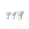 Philips Hue White Ambiance 3er Set LED GU10 4,2 Watt 2200 - 6500 Kelvin 400Lumen