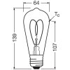 Osram LED E27 4,9 Watt 2200 Kelvin 470 Lumen