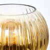 Koyoto Tischleuchte Glas 15 cm Gold, Klar, 1-flammig