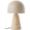 Pilzlampe Brilliant Nalam Tischleuchte Beige, 1-flammig