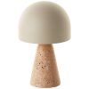 Pilzlampe Brilliant Nalam Tischleuchte Beige, 1-flammig