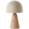 Pilzlampe Brilliant Nalam Tischleuchte Beige, 1-flammig