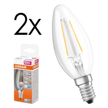 LED E14 2er Set 2,5 Watt 4000 Kelvin 250 Lumen