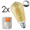 LED E27 2er Set 6 Watt 2400 Kelvin 680 Lumen