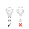 Philips Hue White 2er Set LED GU10 4,2 Watt 2700 Kelvin 400 Lumen