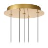 Lucide KLIGANDE Pendelleuchte LED Gold, 5-flammig