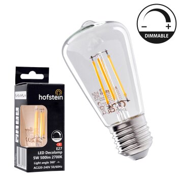 LED E27 5 Watt 2700 Kelvin 500 Lumen