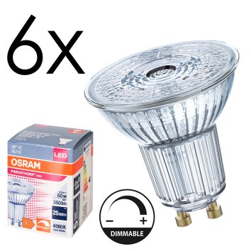 LED GU10 6er Set 4,5 Watt 4000 Kelvin 350 Lumen