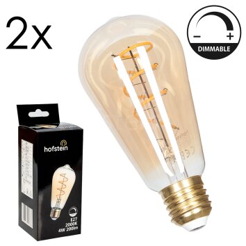 LED E27 2er Set 4 Watt 2000 Kelvin 200 Lumen