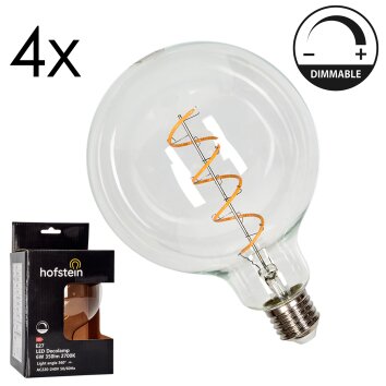 LED E27 4er Set 6 Watt 2700 Kelvin 350 Lumen