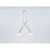 Serien Lighting TWIN Suspension Pendelleuchte 4m-Cable-Version Chrom, 2-flammig