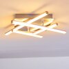 Eriz Deckenleuchte LED Nickel-Matt, 4-flammig, Fernbedienung, Farbwechsler