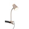 Reality Pongo Klemmleuchte LED Beige, 1-flammig