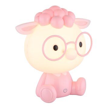 Globo Sheepy Tischleuchte LED Pink, Weiß, 1-flammig