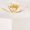 Aranu Deckenleuchte LED Gold, 4-flammig