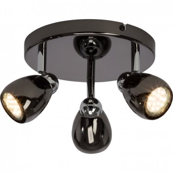 Brilliant MILANO Deckenleuchte LED Chrom, Schwarz, 3-flammig